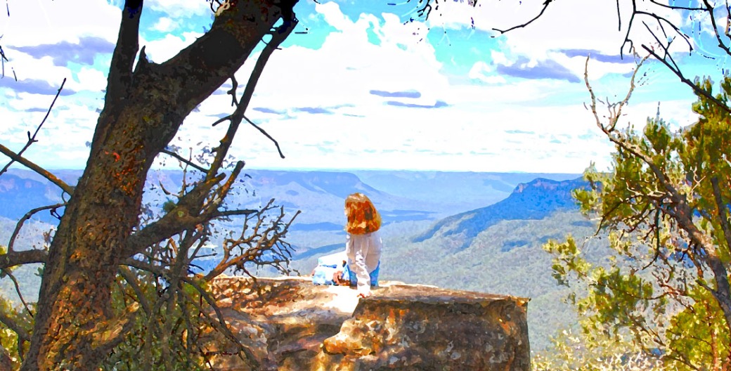 Dido at Point Sublime - Blue Mountains, NSW, Australia