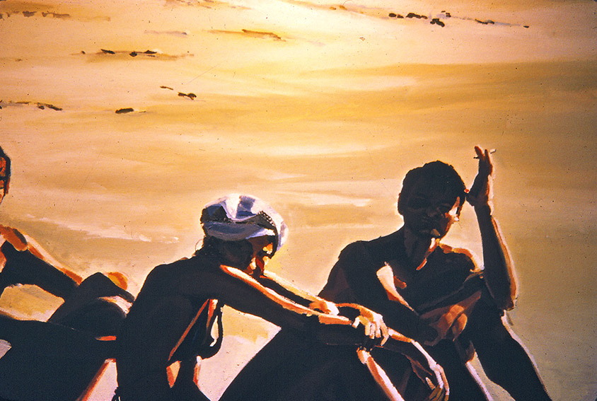 On Ashqelon Beach - detail 1.jpg